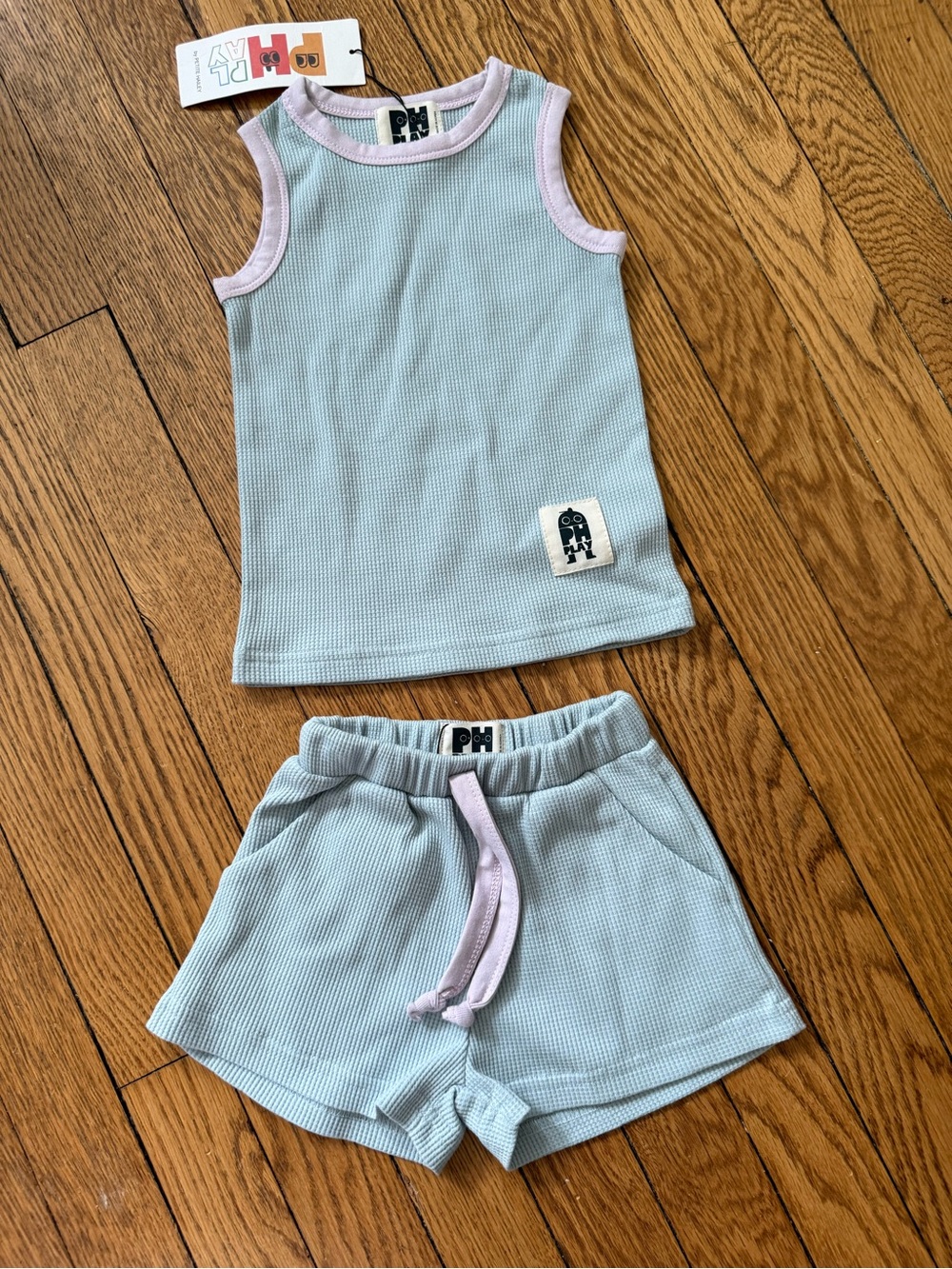 PH PLAY by Petite Hailey Kids' Matching Tank and Shorts Set - Size 1 - NWT